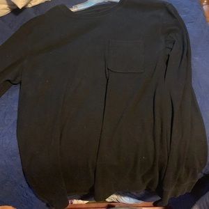 Black long sleeve American eagle shirt